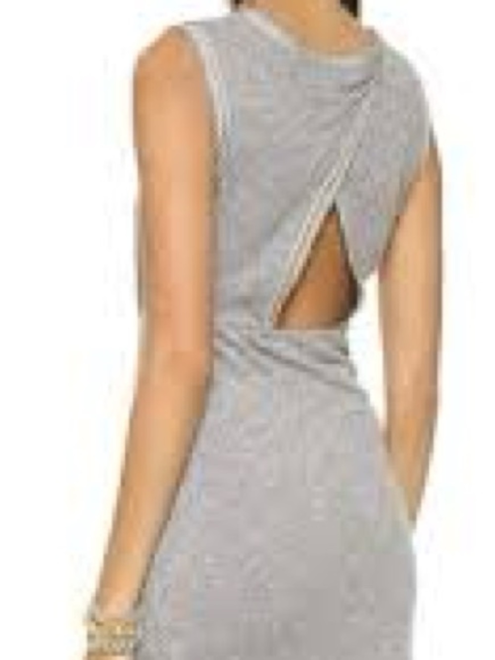 Free People Gray Sabrina Maxi Dress